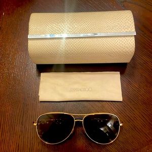 Jimmy choo aviator sunglasses